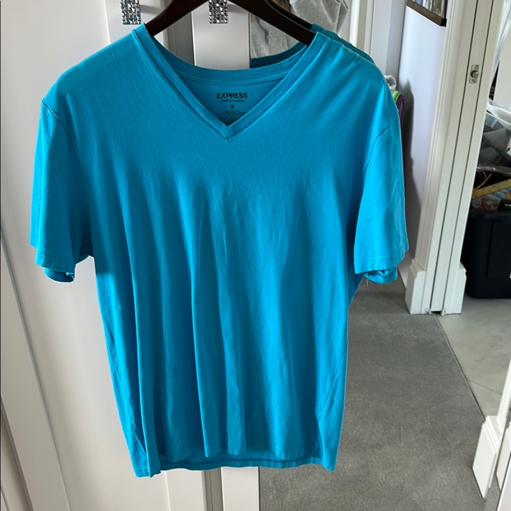 Express Men's Short Sleeve Tee - Blue
